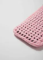 Вязаная сумочка FOS Розовая