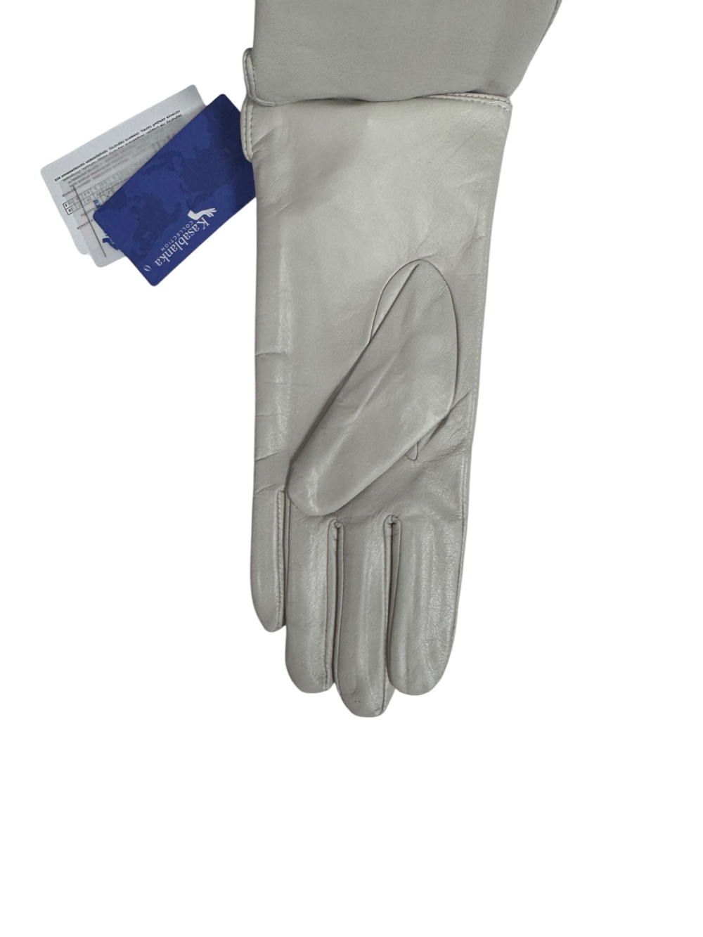 Перчатки.Женские.Кожаные.Люкс качества. Подклад: трикотаж-шерсть. Kasablanka. 5 шт в упаковке.