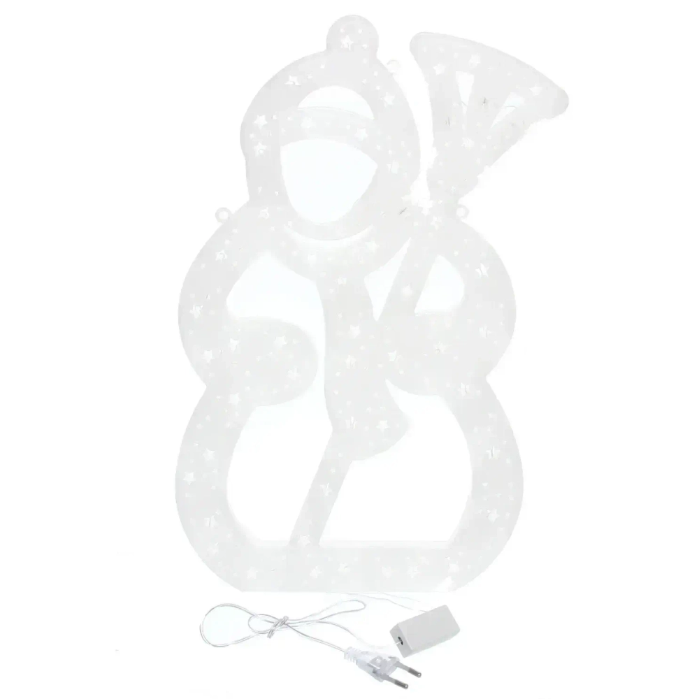 Фигура светодиодная 40см,»Снеговик» мультицвет