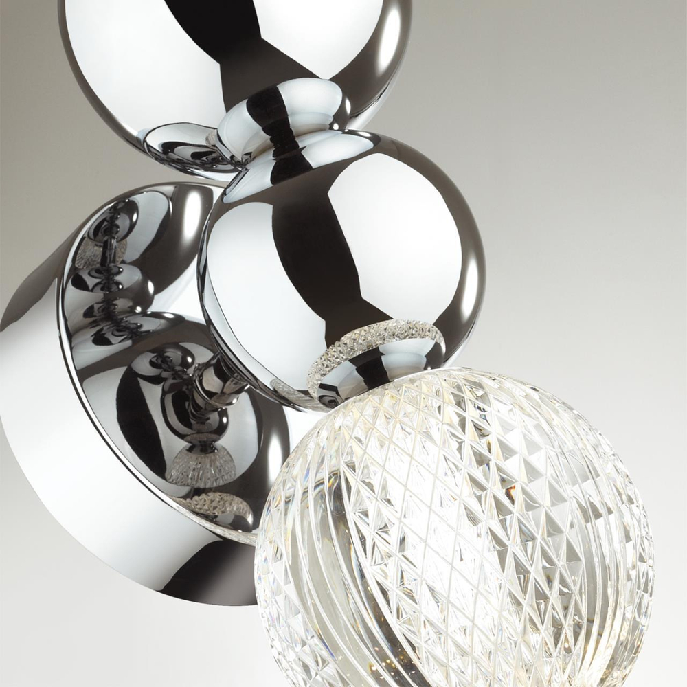 Настенный светодиодный светильник Odeon Light CRYSTAL 5007/4WL