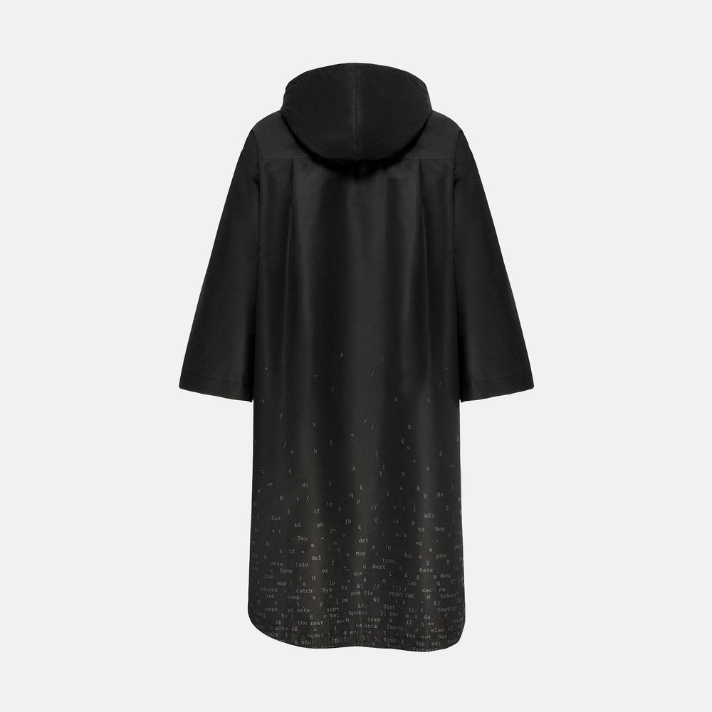 Плащ Яндекс «Культурный код Санкт-Петербурга» черный