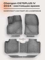 Автомобильные коврики ЭВА с бортами для Changan CS75PLUS IV (24-н.в.)