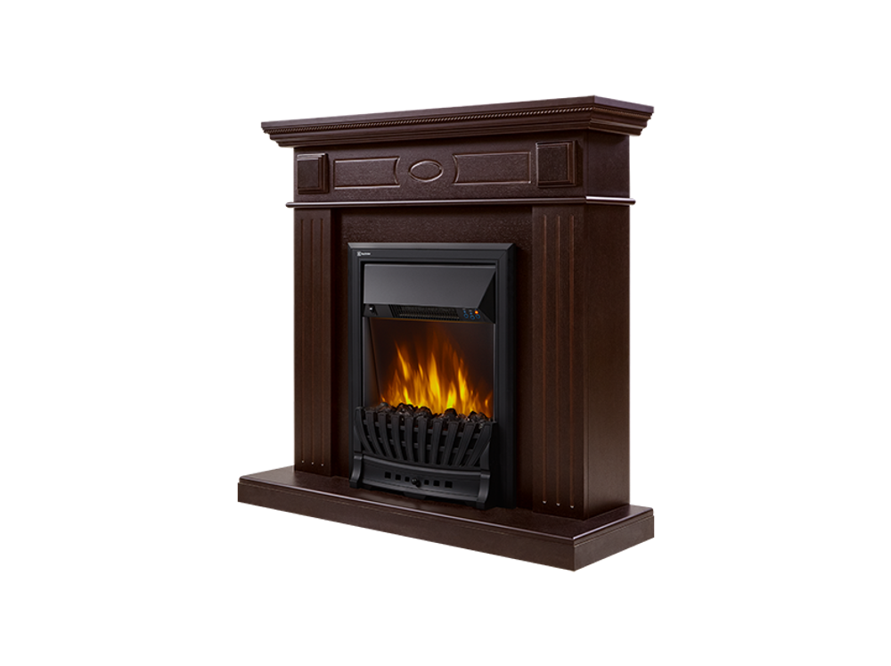 Портал Firelight Bianco Classic шпон темный дуб