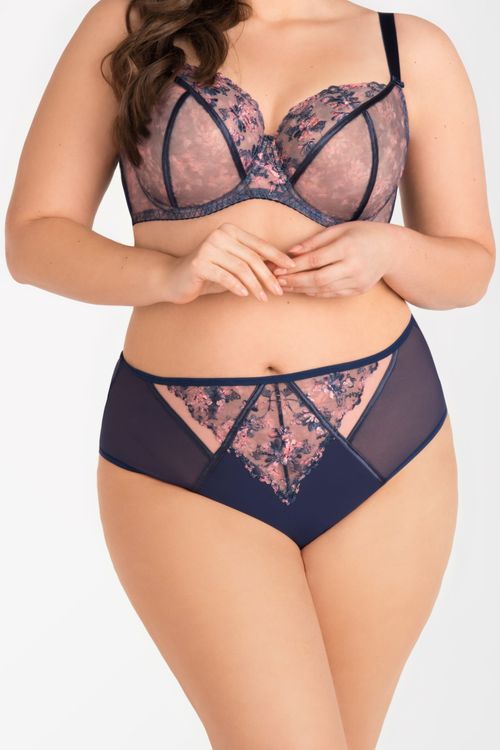 Трусы Gorsenia Edna слипы (синий/розовый)