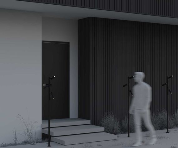 Садово-парковый светильник Maytoni Outdoor O494FL-L30B3K