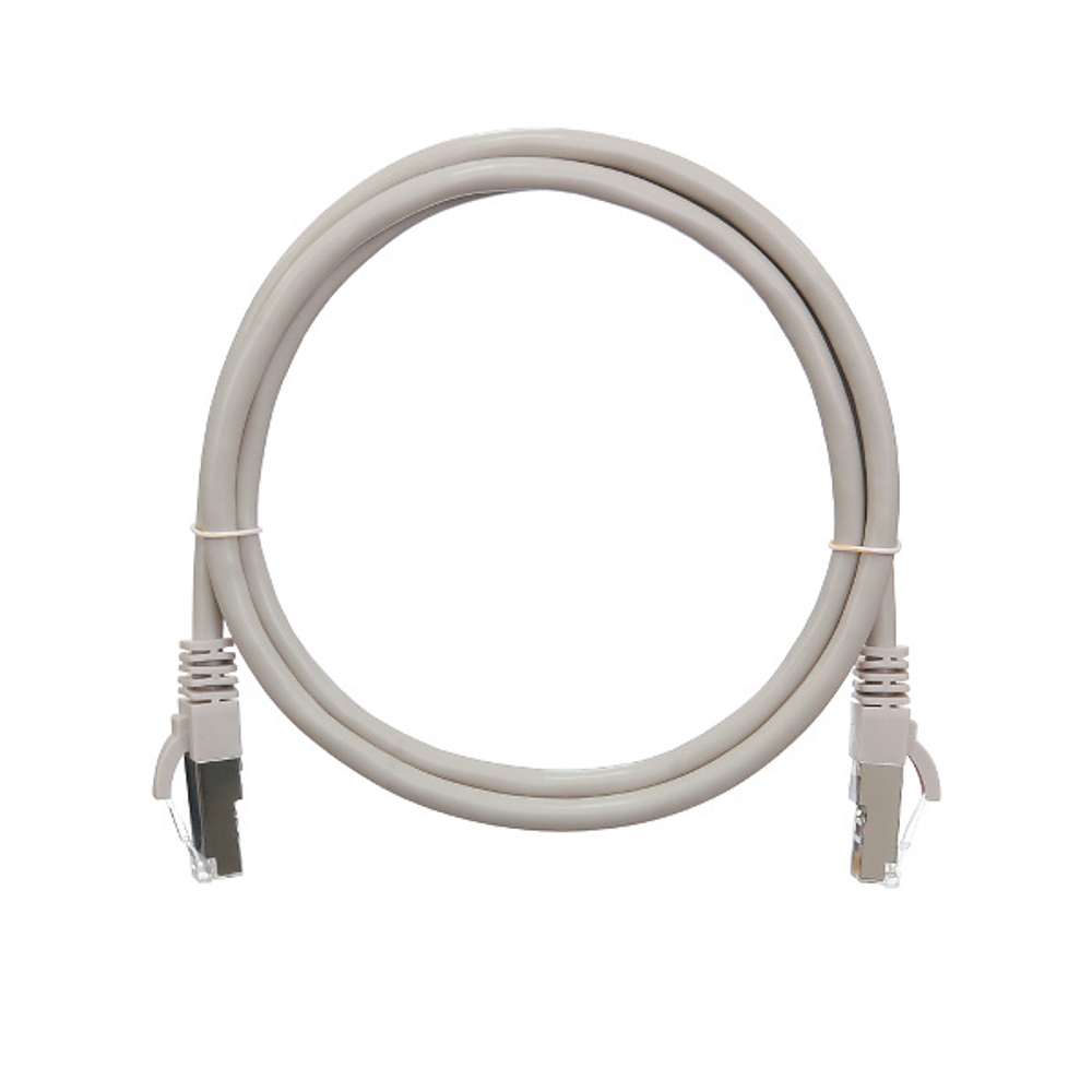 Кабель патч-корд S/FTP 6 кат. 10м NikoMax NMC-PC4SE55B-100-C-GY