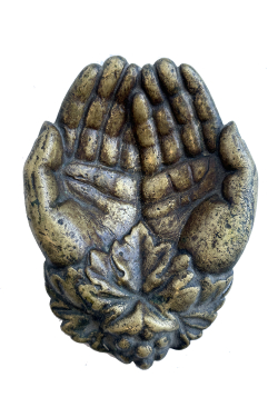 Ладони. Пелельница, визитница.  СССР. 50е- 60е г.Бронза.  Размер 14х10,5см. Искусно и детально сдел