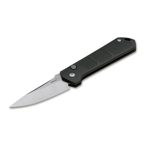 Складной нож Boker 01BO950 Kihon Auto Stonewash c клинком из стали AUS-8, рукоять алюминий