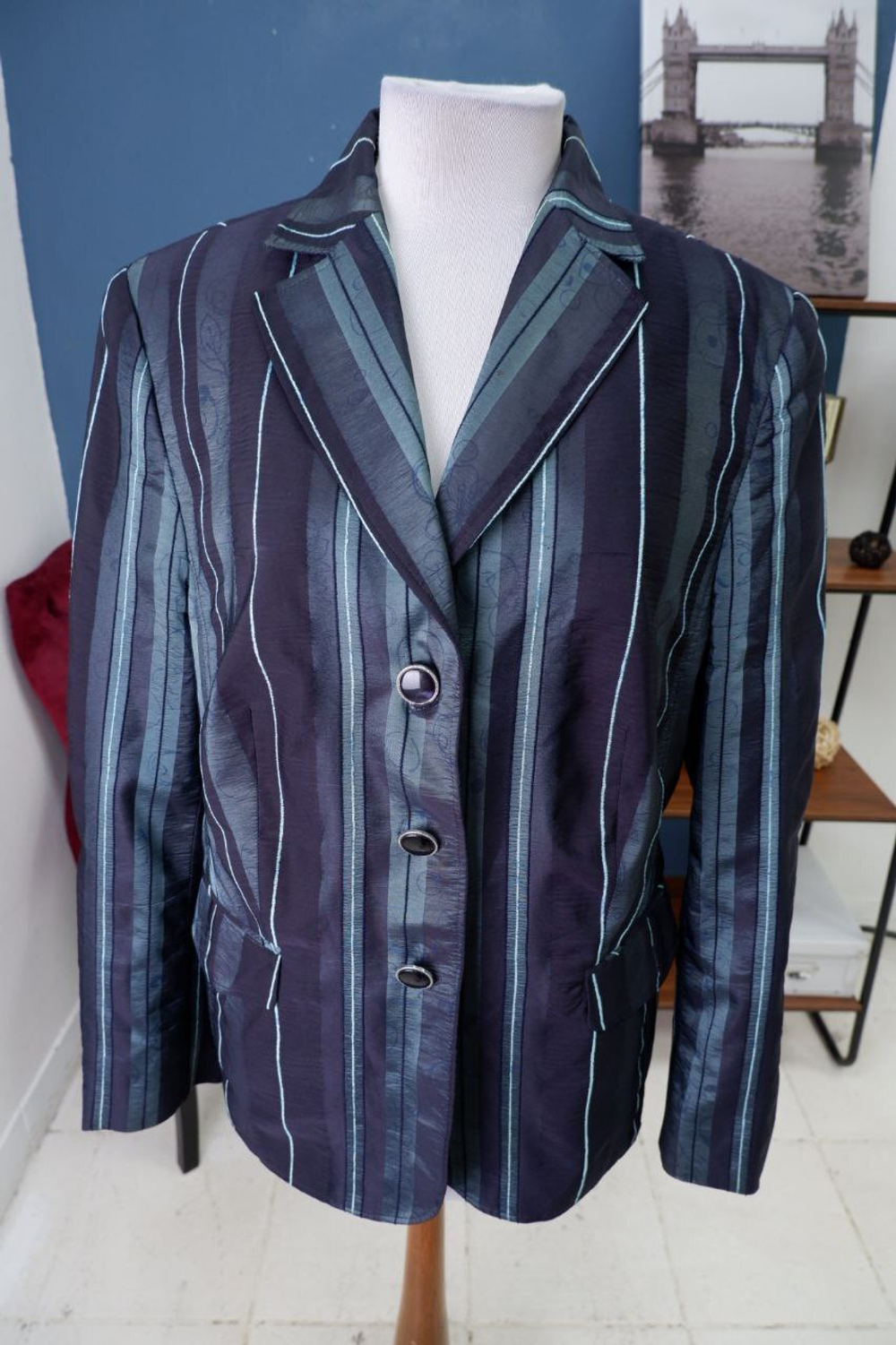 Жакет Gelco в полоску 50 размер