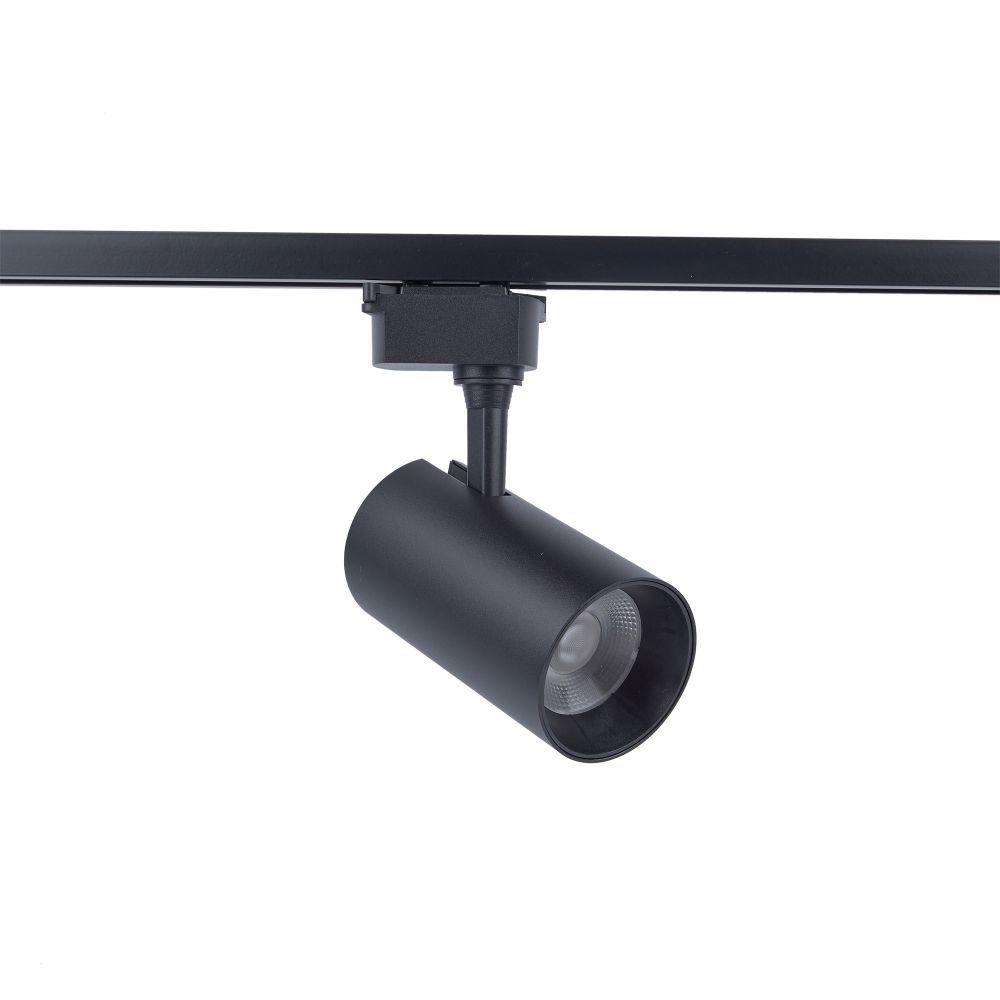 ULB-Q230 28W-4000К BLACK Светильник-прожектор светодиодный трековый. 2400 Лм. Белый свет 4000К. Корпус черный. ТМ Volpe