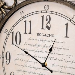 Часы настенные London Time большие Амбер