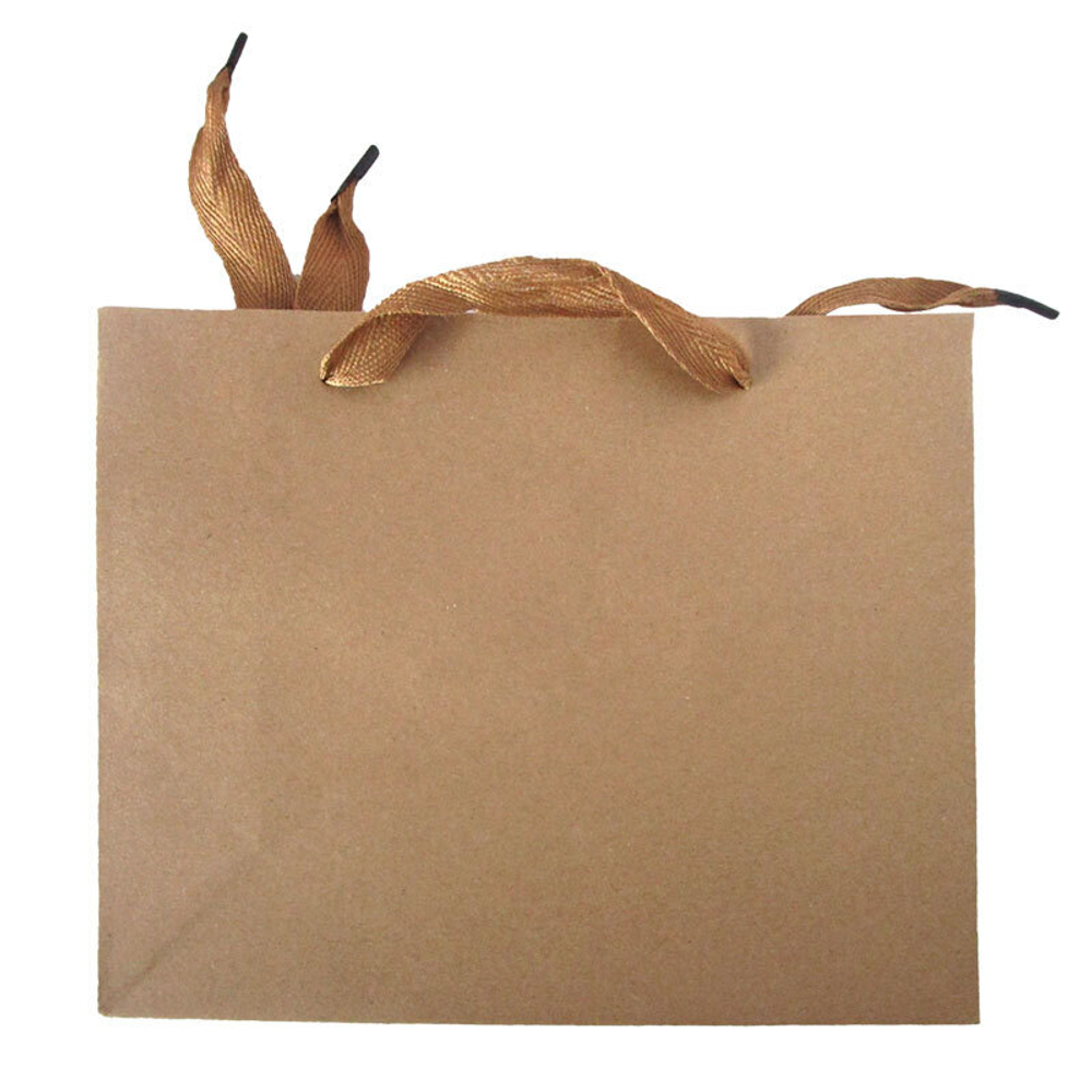 Пакет подарочный "Классический крафт" 25,4*9,5*20 см