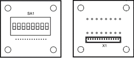 Плата настройки портов RS