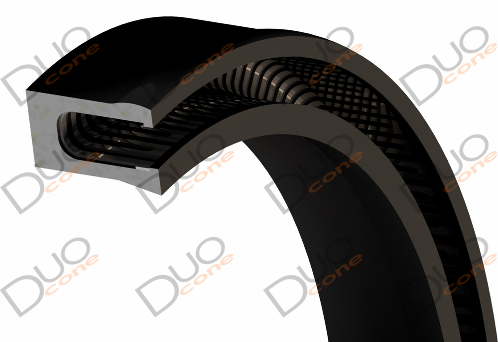 Симметричное уплотнение УС-36-2 (165*177,2*9,5) Ф4УВ25 / U-нерж.сталь