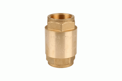 Обратный клапан с металлическим штоком TIM - 2 гайка/гайка усиленный JH-1015