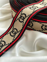 Резинка (тесьма) Гучч. лампас эластичный 5 см