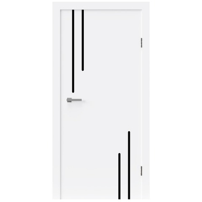 Межкомнатная дверь LUX ДГ гладкая с молдингом