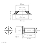 KRAFTOOL REISMUS, нож для рейсмуса (арт.34291) (34291-S)