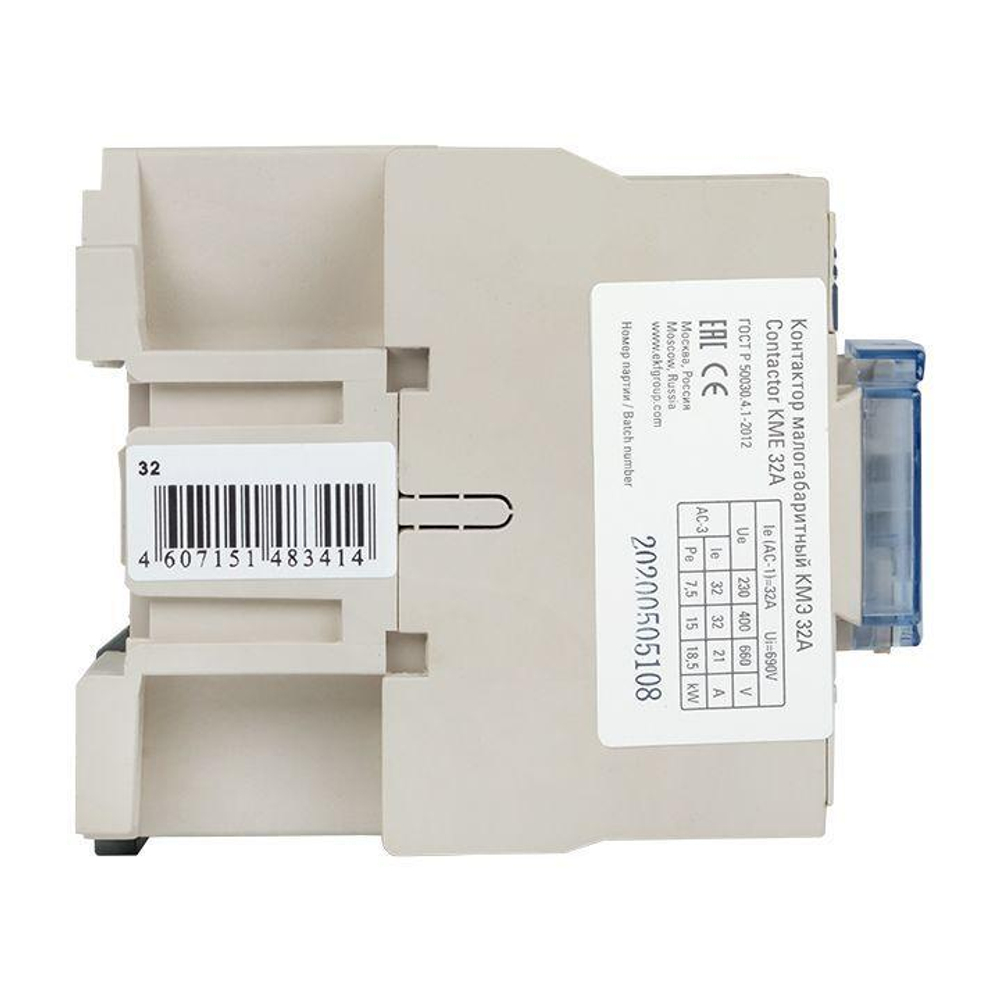 Контактор КМЭ 32А кат. 110В AC 1НО PROxima EKF ctr-s-32-110