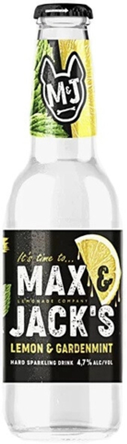 Пивной напиток Макс & Джек'с Лимон & Садовая мята / Max & Jack's Lemon & Gardenmint 0.4 - стекло