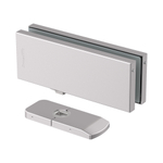 Петля-доводчик для стеклянной двери Range.GL.H10 SS нерж. сталь