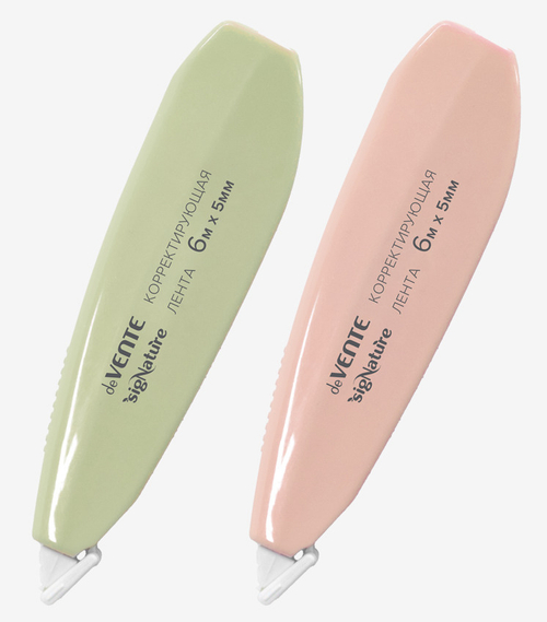 Корректирующая лента ДЕВЕНТЕ Сигнатур 5 мм*6 м пудрово-розовый (4062513)