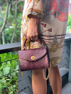 Сумка из кожи питона BG-462