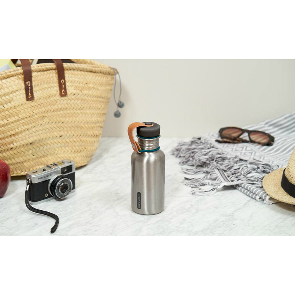 Фляга black+blum, water bottle, 500 мл, серо-бирюзовая
