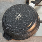 Сковорода 20см Гранит black Induction Pro с несъемной ручкой