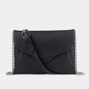 Женская кожаная сумка Florette черного цвета