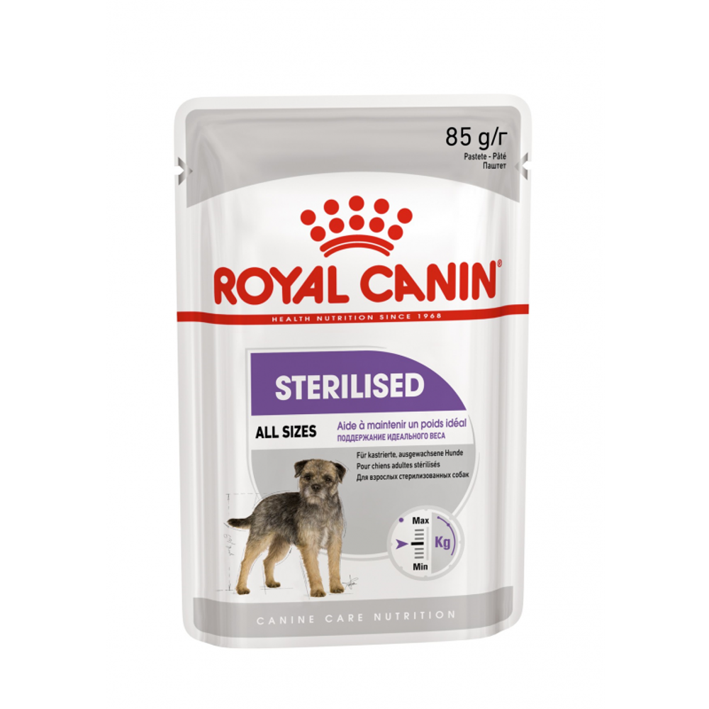 Royal Canin Sterilised Canin Adult Корм консервированный для взрослых стерилизованных собак, 85г
