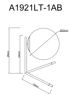 Декоративная настольная лампа Arte Lamp