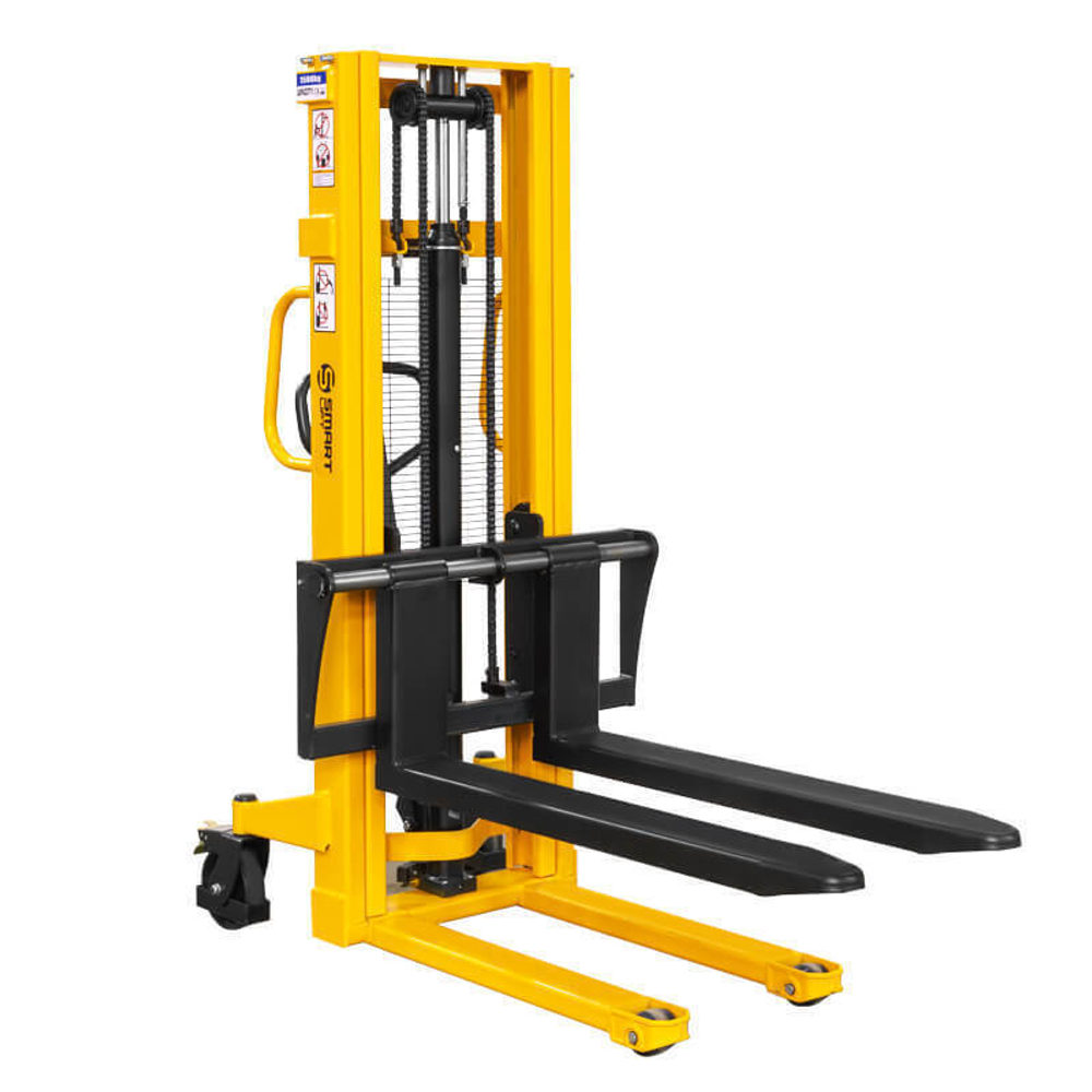 Ручной гидравлический штабелер SDA 1525 (1500 кг; 2,5 м; вилы 300-850 мм) SMARTLIFT (SMART)