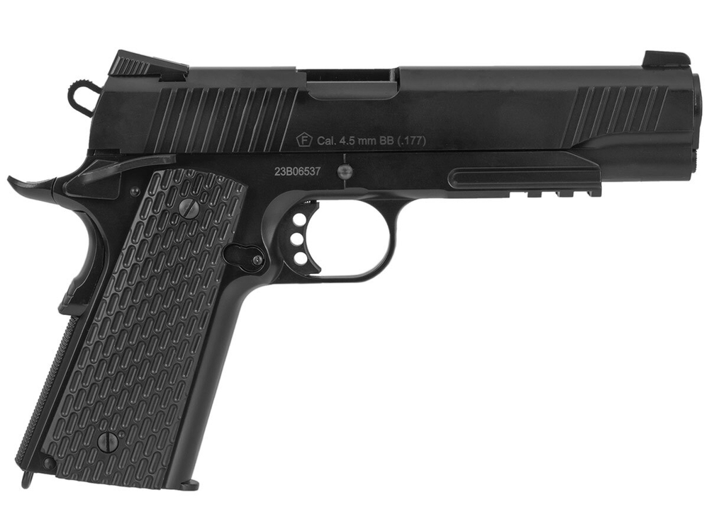 Пистолет пневматический Stalker STCT (Colt 1911 Tactical), к.4,5мм, 12г CO2, металл, 97 м/с,Hop-Up, Blowback (6 шт./уп.)