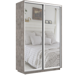 Шкаф-купе "Экспресс Экспенс Дуо" (Бетон) 2200х1400, МК Е1, г. Белореченск