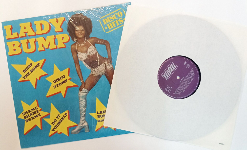 Винтажная виниловая пластинка LP Lady Bump Disco Hits (Germany 1975)