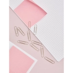 Скрепки канцелярские 33 мм Комус металлические никелированные (100 штук в упаковке)