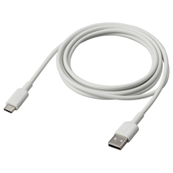 IKEA SITTBRUNN  (ИКЕА СИТТБРУНН)  -  USB-A - USB-C, белый, 2 м