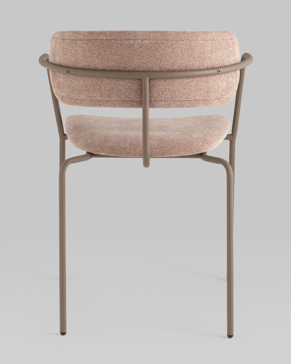 Стул Дженни букле бежевый каркас бежево-серый матовый