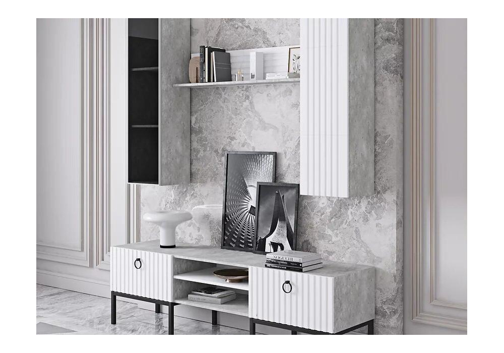 ТВ-тумба Woodville Tulip метрополитан грэй