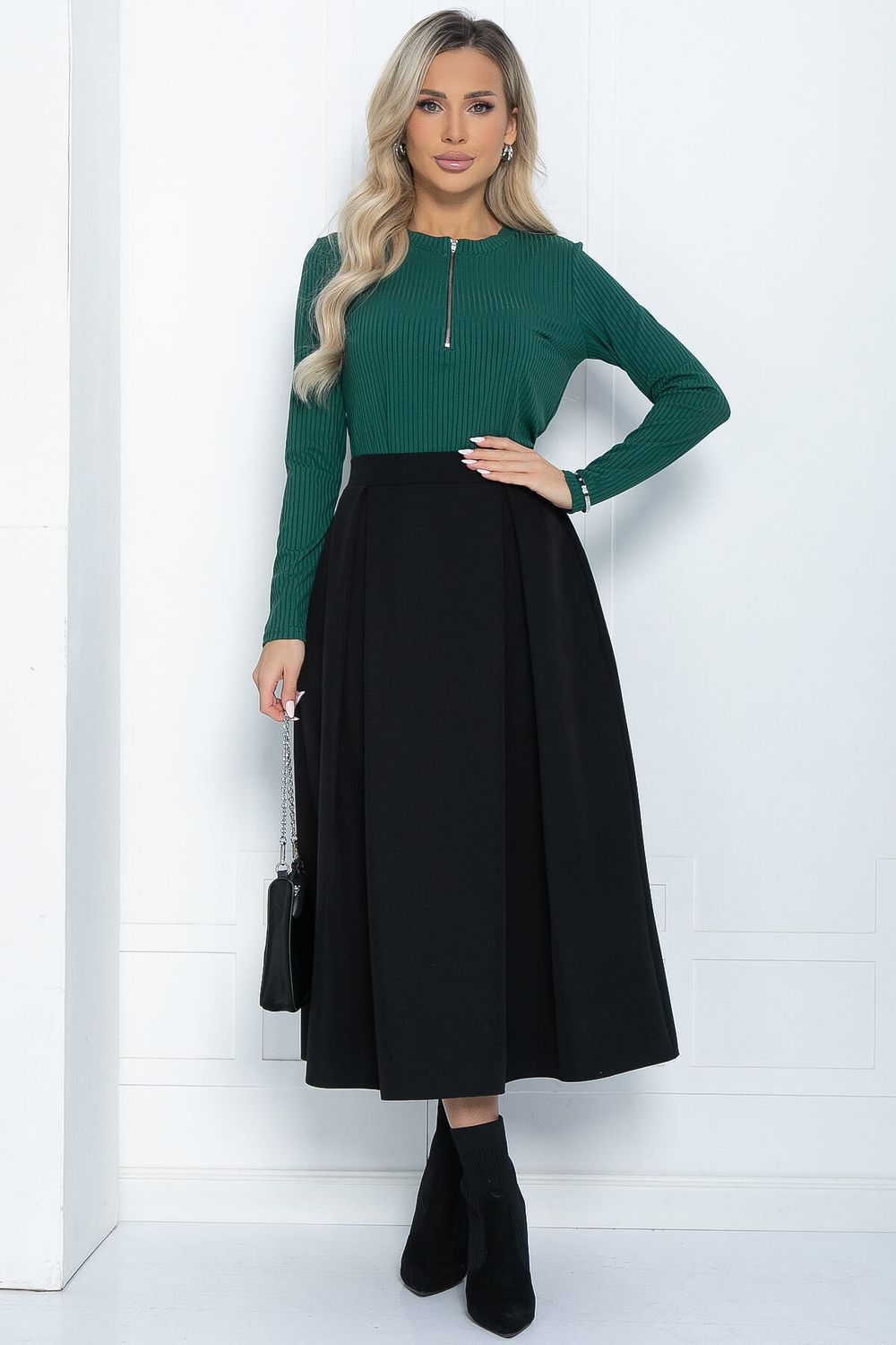 Юбка Мариэтта НЬЮ (черная) Ю12054 LT Collection