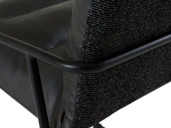 Cтул Grey Soft металлический серая экокожа