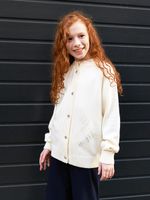 Кардиган для девочки AT941 молочный