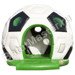 Коммерческий надувной батут «Футбольный мяч» с крышей, 4,5*4,5*5