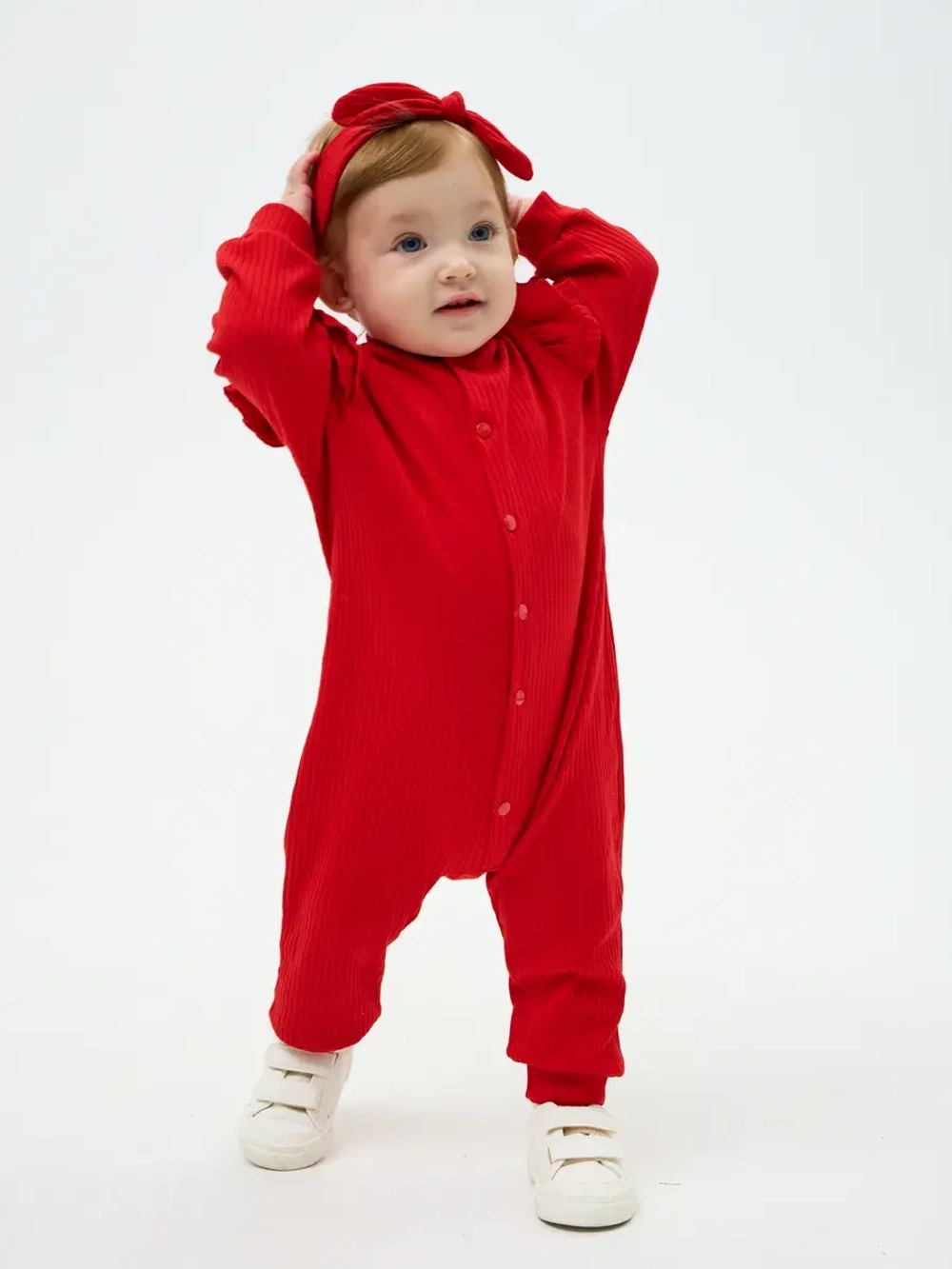 Комбинезон нательный детский с ободком