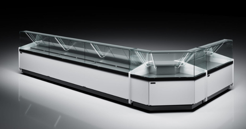 Нейтральная витрина CARBOMA BORNEO 2 KC80 N-6 (внутренний угол 90)