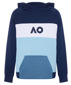 Кофта для мальчика теннисная Australian Open Boys Hoodie Colourblock - разноцветный
