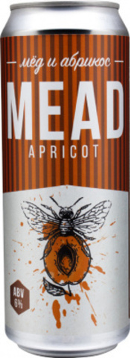 Медовуха Степь и Ветер Априкод Мид / Mead Steppe & Wind Apricot Mead 0.45 - банка