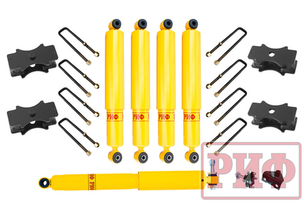 Лифт-комплект УАЗ Буханка многолистовая (рессоры шириной 45 мм) лифт 50 мм РИФ