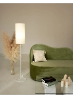 Торшер напольный с абажуром в гостиную современный